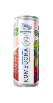 Kombucha Fraise/Basilic-...